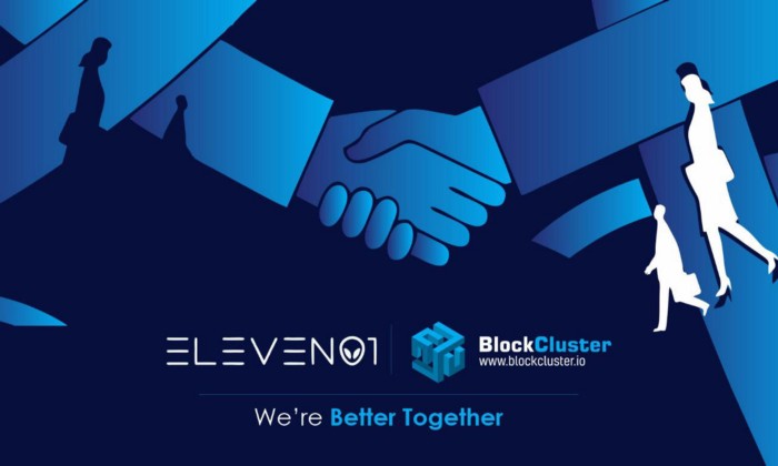Eleven01, BlockCluster Join Hands to Promote Blockchain Adoption with Codeless Deployment